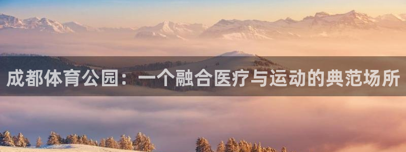 oety欧亿体育官网下载平台注册流程图：成都体育公园：一个融