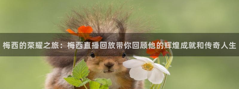 上海五星体育直播：梅西的荣耀之旅：梅西直播回放带你回顾他的辉煌成就和传奇人生